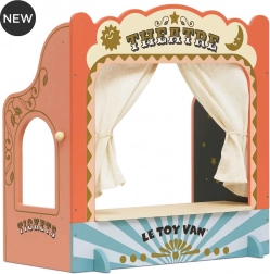 Drewniany teatr lalkowy