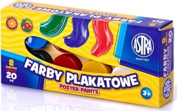 Farby temperowe ASTRA 8×20 ml