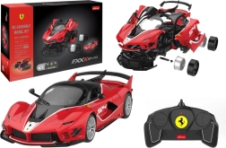 Rastar Klocki 1:18 Ferrari FXXK EVO czerwone 88 elementów