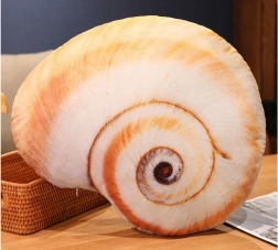 Pluszowa zabawka muszla - poduszka 50 x 40 cm