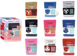 Skarbonka sejf z kodem i efektami świetlnymi oraz dźwiękowymi