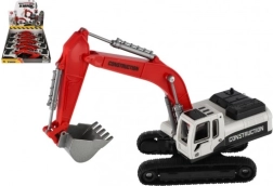 Zabawka budowlana koparka gąsienicowa plastik/metal