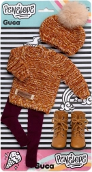 Guca Penelope ubranko dla lalki 34 cm z bucikami sznurowanymi