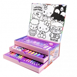 Hello Kitty kreatywny box z artykułami plastycznymi