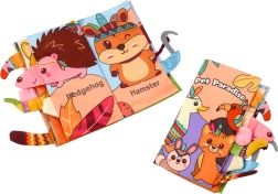 Miękkie szeleszczenie Edukacyjna książeczka Leśne zwierzęta