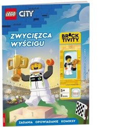 Lego City: zwycięzca wyścigu – interaktywna książka z minifigurką