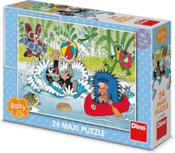 Puzzle DINO Krecik w wodzie 24 elementy maxi