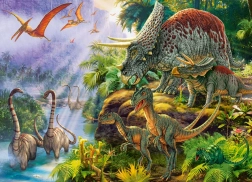 Puzzle 200 elementów – Dolina dinozaurów