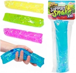 Wodny wąż XXL błyszczący antystresowy 25 cm