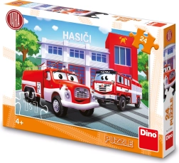 Dino puzzle Strażacy 24 części