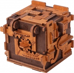 Drewniane puzzle box gra ucieczkowa 149 kawałków