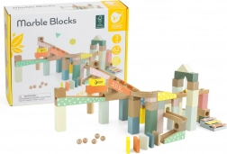 Drewniana kulkowa kolejka z cymbałkami Classic World