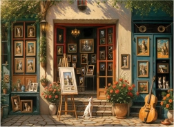 Puzzle Kocia galeria 1000 elementów ANATOLIAN