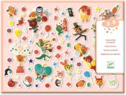 Zestaw wypukłych naklejek Party Djeco