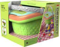 Zestaw do zabawy piknikowy koszyk z deserami