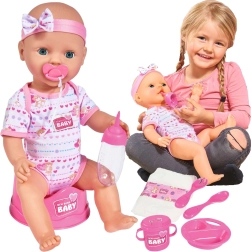 Simba New Born Baby funkcjonalna lalka 43 cm z nocnikiem i akcesoriami