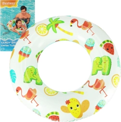 dmuchane koło do pływania BESTWAY z motywem flamingów 61 cm