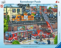 RAVENSBURGER Puzzle Strażacy w akcji 48 elementów