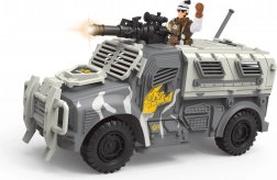 Wojskowy samochód z efektami