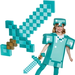 Minecraft diamentowy miecz 51 cm – dziecięce dodatki karnawałowe i cosplay
