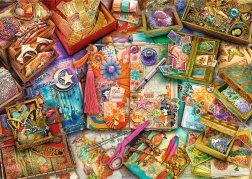 Puzzle TREFL Premium Plus Tea Time: Scrapbooking 1000 elementów
