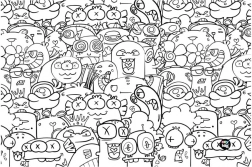 Podkładka na stół Monsters