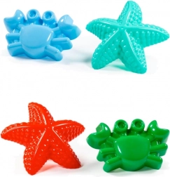 Plastikowe foremki do piasku – morskie kształty, 2 szt.