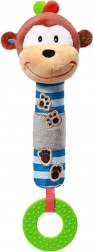 pluszowa piszcząca zabawka z gryzakiem BABY ONO małpka