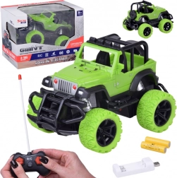 RC terenowe auto 1:36 zielone z LED