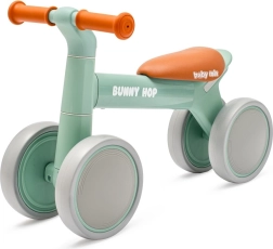 Dziecięcy jeździk Baby Mix Bunny Hop Ultralight zielony