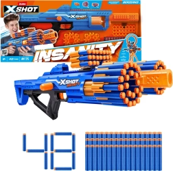 Zuru X-Shot Insanity Berzerko blaster z bębnowym magazynkiem + 48 piankowych strzałek