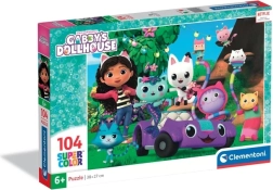 Puzzle 104 elementy – Gabby’s Dollhouse od Clementoni