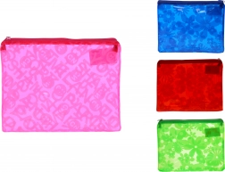 teczka na dokumenty na zamek z kwiatowym wzorem 16 × 20,5 cm