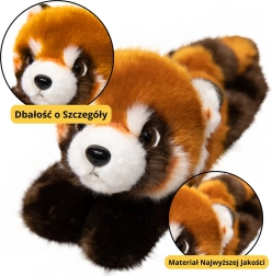 Brelok z pluszową pandą