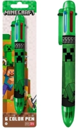Sześciokolorowy długopis Minecraft