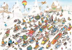 Puzzle JUMBO Jan van Haasteren – Z górki, 2000 elementów