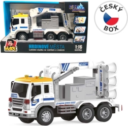 Auto służb lotniskowych ze światłem i dźwiękiem, 26 cm