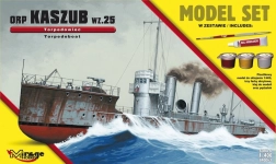 Polski niszczyciel ORP Kaszub 1935 model 1:400