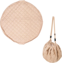 Play&Go Noomad Soft mata do zabawy i worek na zabawki stripes brown