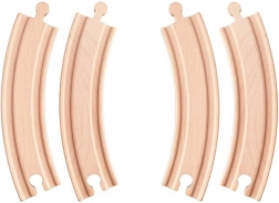 Zakręty kolejowe – długie (4 szt.)