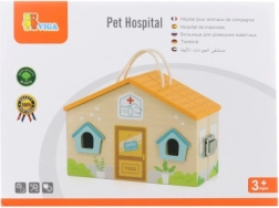 Drewniana Klinika dla Zwierząt VIGA Zabawka