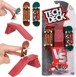 Tech Deck VS Series Krooked zestaw fingerboardów z przeszkodą, 2 szt.