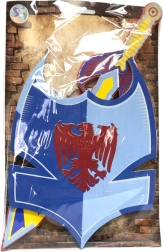 Piankowy miecz i tarcza Orzeł dla dzieci