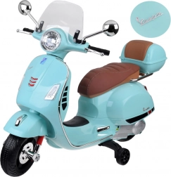 Dziecięca elektryczna hulajnoga Vespa GTS Super na akumulator – niebieska