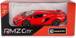 Metalowy model auta Lamborghini Sian 1:39 czerwony