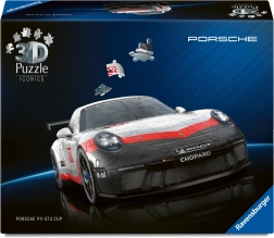 3D puzzle Porsche 911 GT3 Cup z funkcjonalnymi kołami