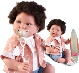 Lalka Antonio Juan Pipo z realistycznymi włosami