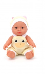 Lalka dla dzieci z miękkim ciałkiem i eko ubrankami