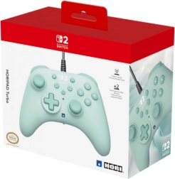 Przewodowy kontroler HORIPAD Turbo do Nintendo Switch w kolorze Cozy Green