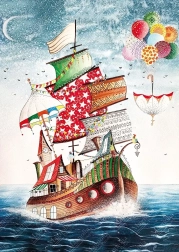 Puzzle Wolna Łódź 1000 elementów MAGNOLIA